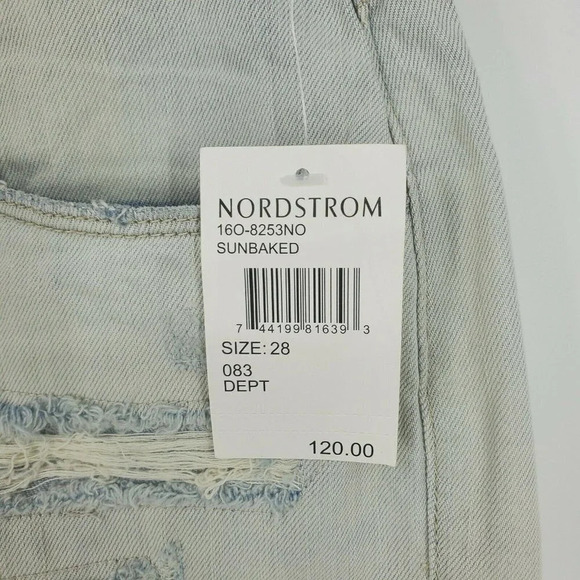 Blank NYC Tomboy Short Sunbaked Cactus Raw Hem NWT - Picture 8 of 8